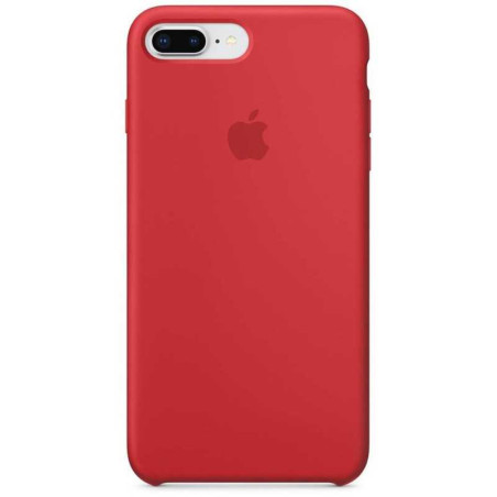 Coque en Silicone iPhone 7 Plus / 8 Plus Roug | Smarty Paris